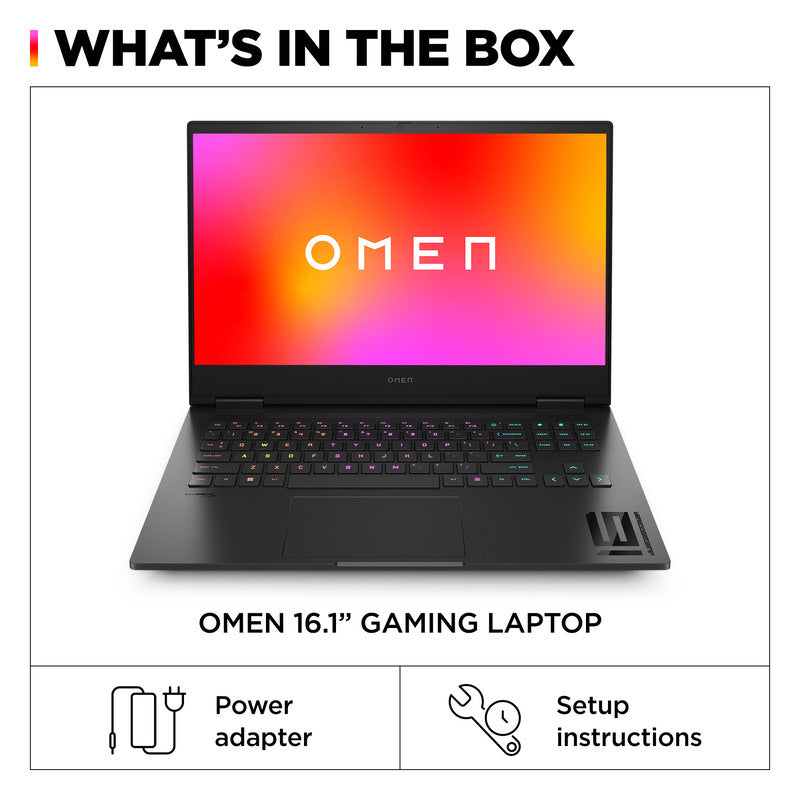 OMEN Transcend Laptop 16-u1047nr 16", Windows 11 Home,  Intel® Core™ i7, 32GB RAM, 1TB SSD, NVIDIA® GeForce RTX™ 4070, WQXGA, Shadow black