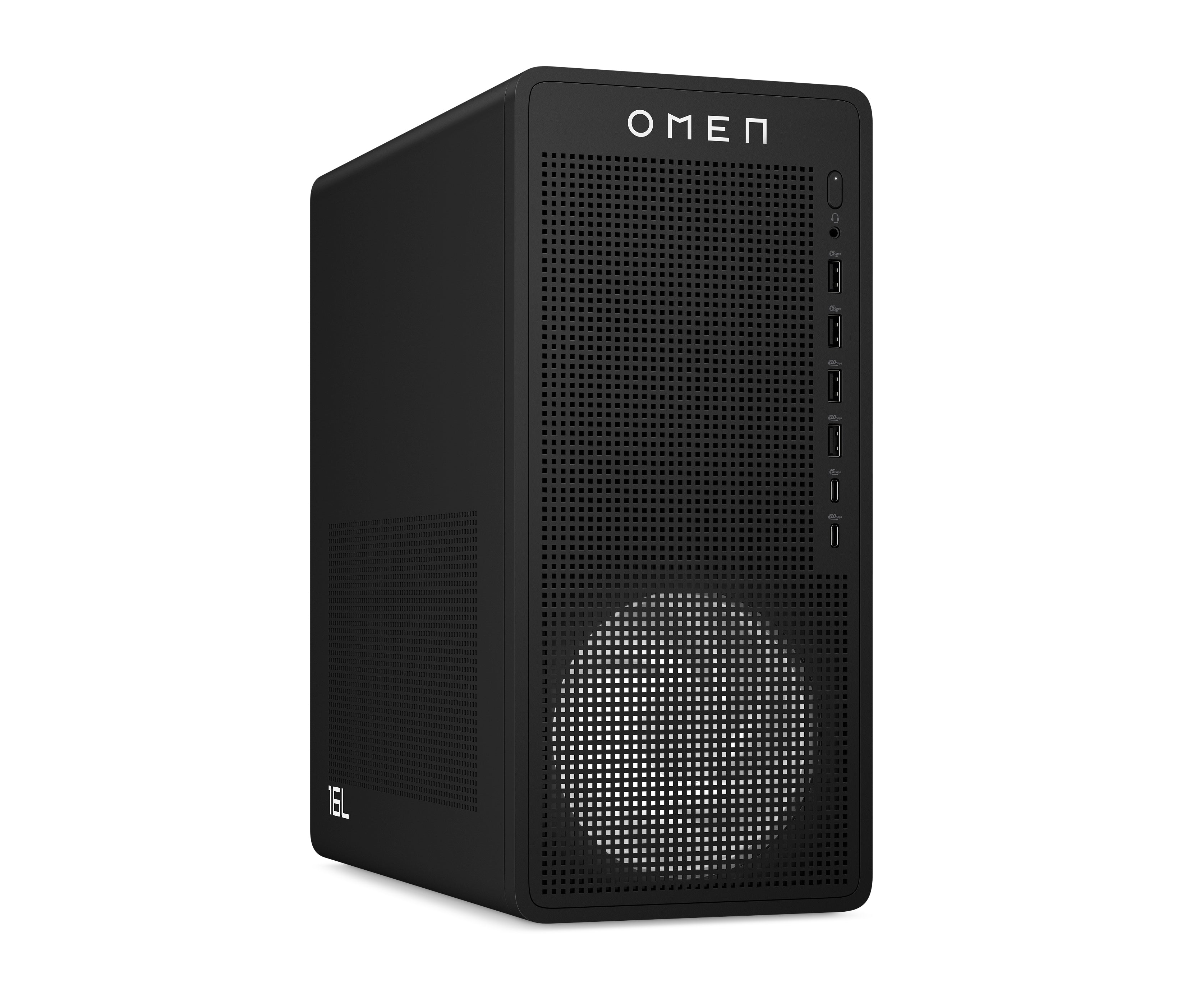 OMEN 16L Gaming Desktop TG03-0055t PC, Windows 11 Home, Intel® Core™ i5, 16GB RAM, 512GB SSD, NVIDIA® GeForce RTX™ 3050, Snow white