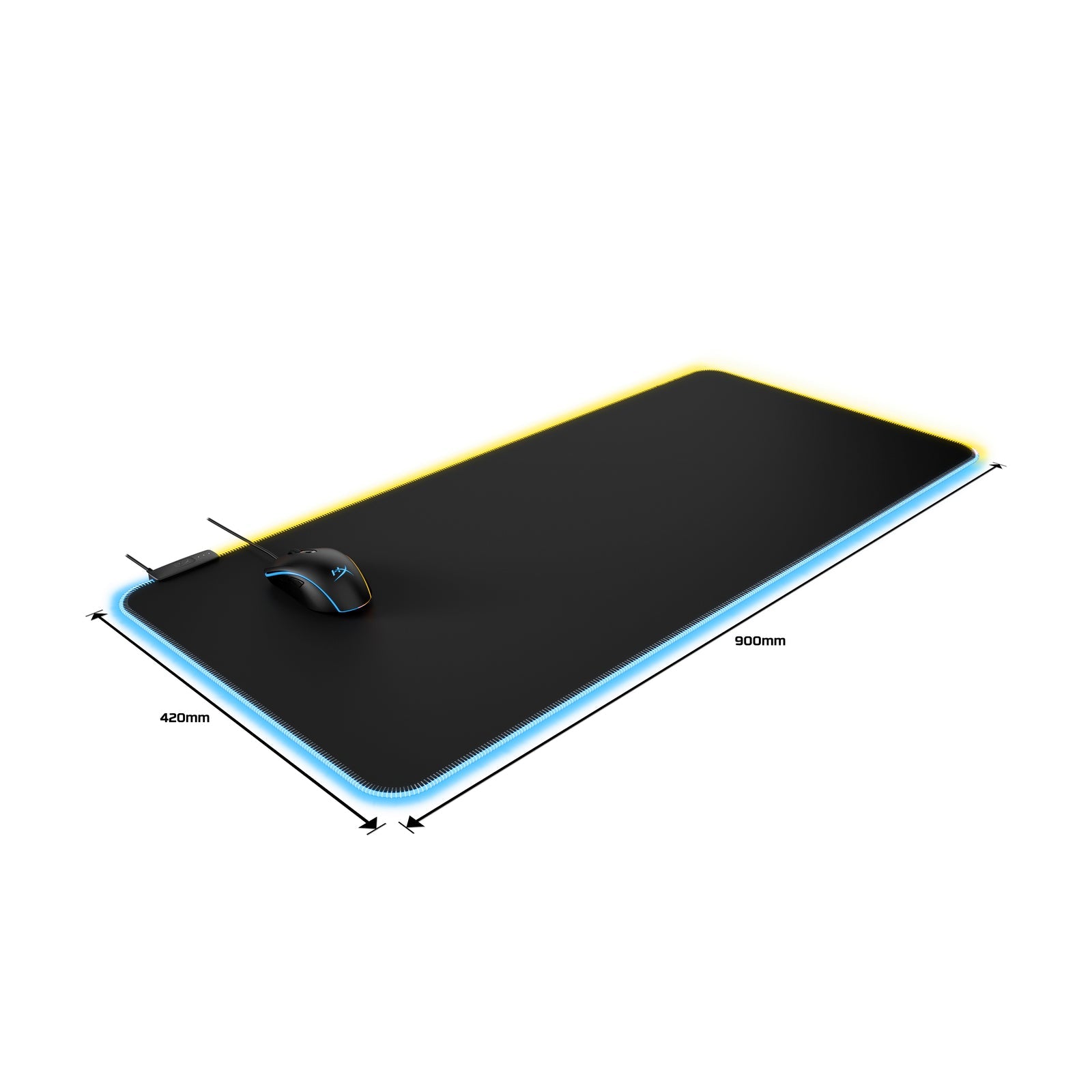 HyperX Pulsefire Mat - RBG Gaming Mouse Pad - Cloth (XL)