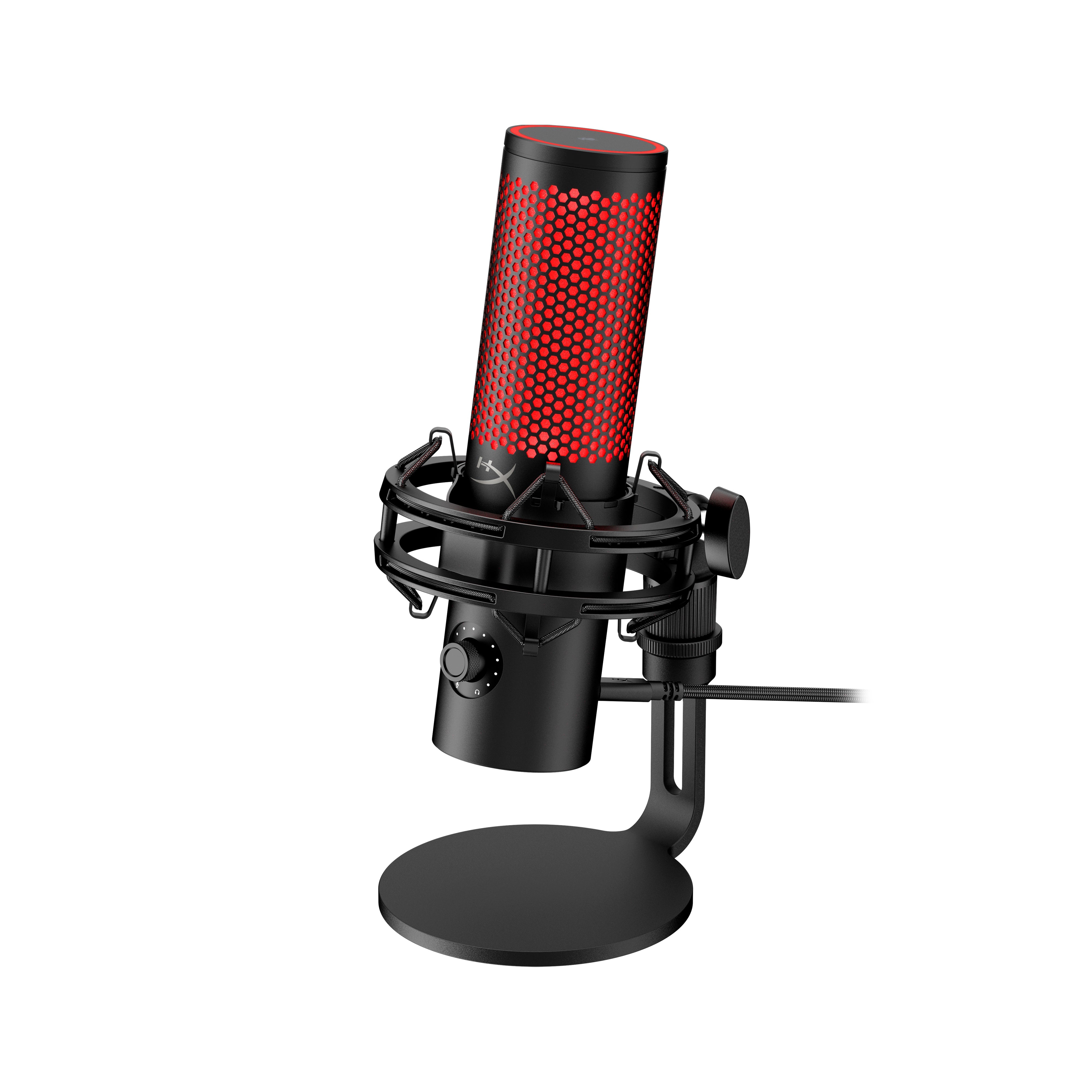 HyperX Bundle - QuadCast 2 Microphone, Pulsefire Haste 2 Pro Wireless Mouse