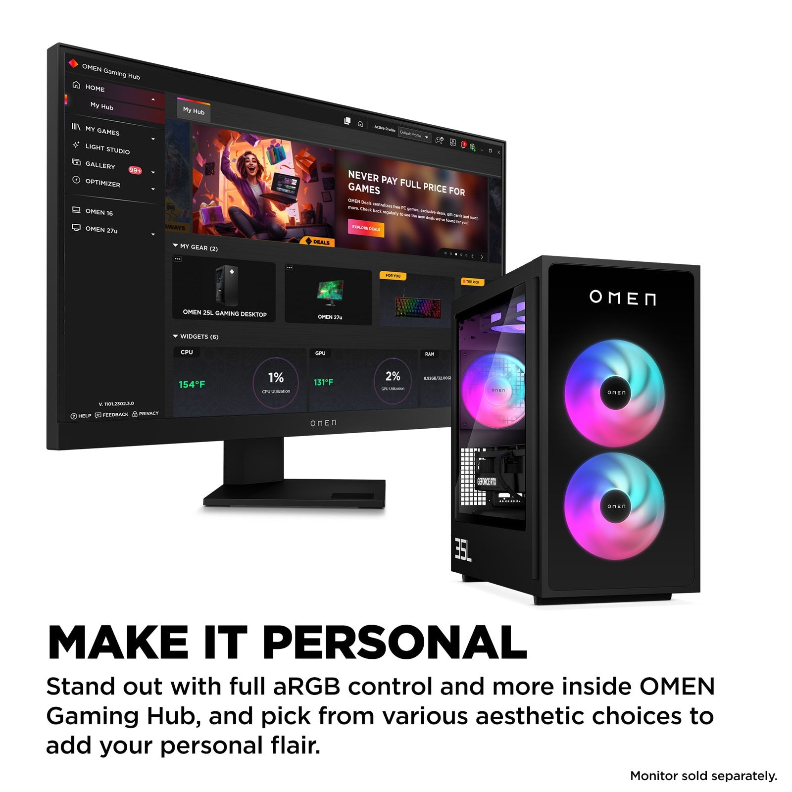 OMEN 35L Gaming Desktop GT16-0066m PC